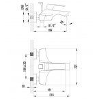 Смеситель Lemark Unit LM4502C для ванны с душем