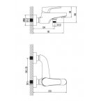 Смеситель LEMARK SHIFT LM4332C для душа 