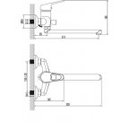 Смеситель Lemark Luna LM4110C универсальный