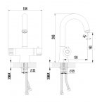 Смеситель Lemark Thermo LM7736C для умывальника