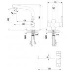 Смеситель LEMARK COMFORT LM3061C для кухни