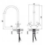 Смеситель Lemark Standard LM2105C для кухни