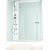 Душевая кабина DOMANI-Spa Delight 128 L high, с г/м, белые стенки/прозрачное стекло