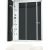 Душевая кабина DOMANI-Spa Delight 128 L high, с г/м, черные стенки/прозрачное стекло