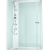 Душевая кабина DOMANI-Spa Delight 128 L, с г/м, белая стенка/сатин матированное стекло
