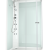 Душевая кабина DOMANI-Spa Delight 128 L, с г/м, белая стенка/прозрачное стекло