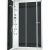 Душевая кабина DOMANI-Spa Delight 128 L, с г/м, черные стенки/прозрачное стекло
