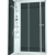 Душевая кабина DOMANI-Spa Delight 128 L, с г/м, черные стенки/сатин матированное стекло