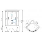 Душевой бокс Erlit ER4320T-C2