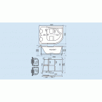 Акриловая ванна Triton  Респект L/R асимметричная