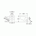 Унитаз Gustavsberg 5G84 Hygienic Flush подвесной