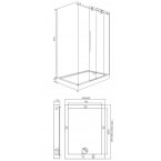 Душевая дверь Good Door Puerta WTW-120-C-CH