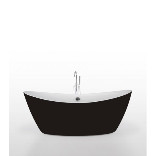 Акриловая ванна Cerutti SPA Nemi B-7114 black/white