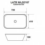 Раковина NILO Late Nilo2107