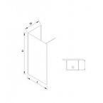 Душевая перегородка RGW WA-05 (110х100) стекло шиншилла