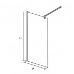 Душевая перегородка RGW WA-01 (120)