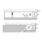 Душевой поддон RGW AWS-41 80х100х3,5 (R)