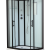 Душевая кабина Timo Standart T-6602 Black L
