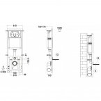 Унитаз с инсталляцией WeltWasser WW JECKENBACH 004 GL-WT + MARBERG 410 RD