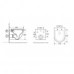 Унитаз с инсталляцией WeltWasser WW MERZBACH 004 MT-WT + MARBERG 410 RD