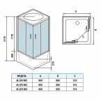 Душевая кабина WeltWasser WW500 ALLER 904