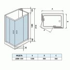 Душевая кабина WeltWasser WW500 LAINE 1201