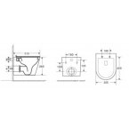 Унитаз WeltWasser WW SALZBACH 004GL-WT подвесной