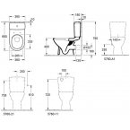 Унитаз Villeroy & Boch O'Novo 5661 R0 01 напольный