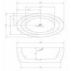 Акриловая ванна ABBER AB9206