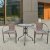 Комплект дачной мебели Афина Мебель Асоль-1A TLH-037AR2/060RR-D60 Cappuccino 2Pcs