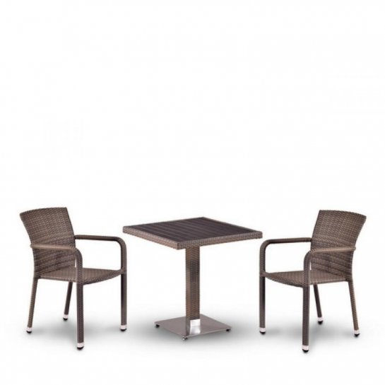 Комплект дачной мебели Афина Мебель T601DG/A2001G-W1289 Pale 2Pcs