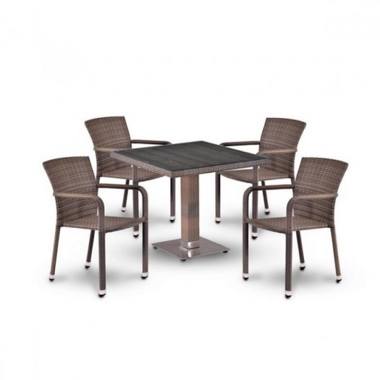Комплект дачной мебели Афина Мебель T503SG/A2001G-W1289 Pale 4Pcs