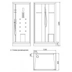 Душевая кабина Edelform EF-2410/EF-4051T