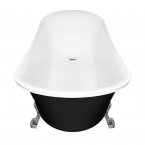 Акриловая ванна NT Bathroom NT15 black Addax