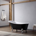 Акриловая ванна NT Bathroom NT15 black Addax