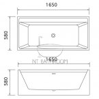 Акриловая ванна NT Bathroom NT104L