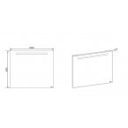 Зеркало Roca Laks 100 