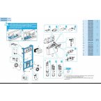 Унитаз Roca Mateo 4 в 1 инсталляция