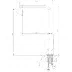 Смеситель Rossinka для кухни Z35-24