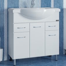 Тумба с раковиной Санта Эльбрус 80