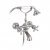 Смеситель Timo для ванны Ritz 0144Y Silver
