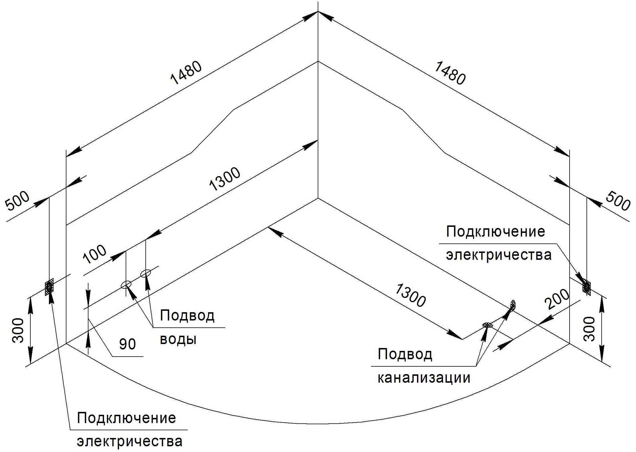 Схема подключения ванны с гидромассажем