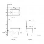 Унитаз MEER MR-2201 напольный