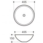 Раковина MEER MR-3101mbw накладная