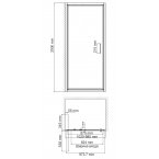 Душевая дверь Wasserkraft Salm 27I12
