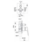 Смеситель для душа Webert Sax Evolution SE860101