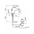 Смеситель для раковины Webert Sax SX 830102.015