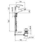 Смеситель для раковины Webert Sax SX 830502.015