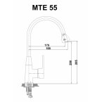 Смеситель GPD SOLUS MTE55 для кухни