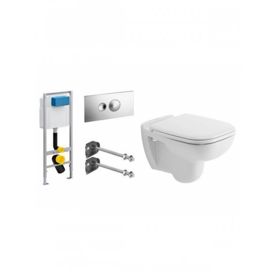 Унитаз Duravit D-Code 22110900002+Viega Eco-WC 713386